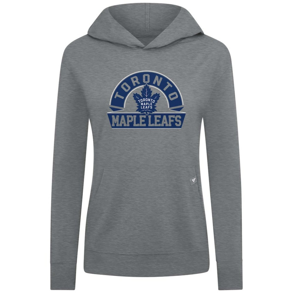 Toronto Maple Leafs Levelwear Women's Relay Banner Arch Pullover Hoodie