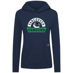 Vancouver Canucks Levelwear Women's Relay Banner Arch Pullover Hoodie