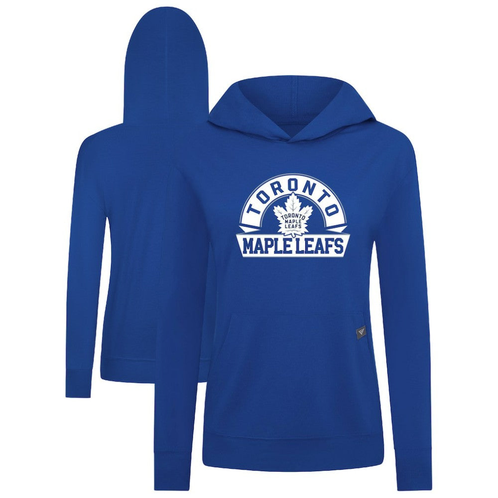 Toronto Maple Leafs Levelwear Women's Relay Banner Arch Pullover Hoodie
