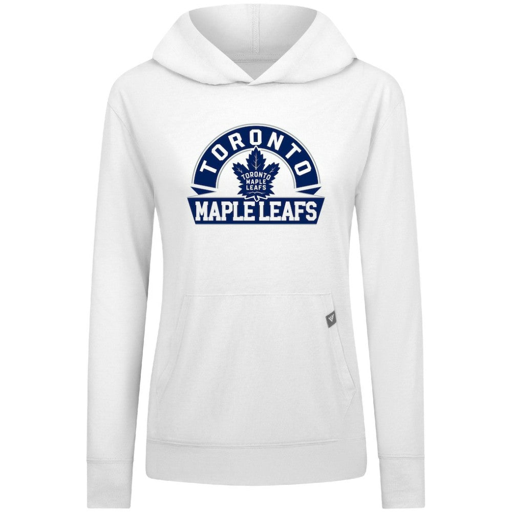 Toronto Maple Leafs Levelwear Women's Relay Banner Arch Pullover Hoodie