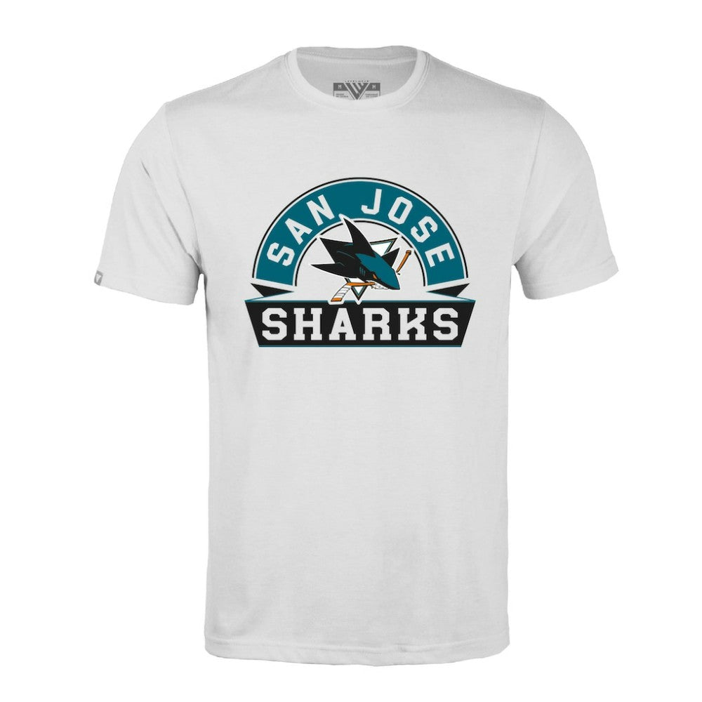 San Jose Sharks Levelwear Richmond Banner Arch T-Shirt