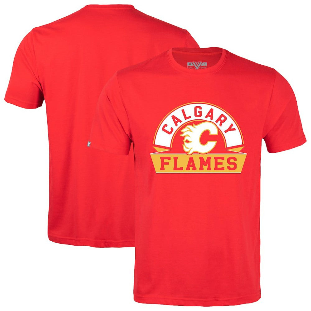 Calgary Flames Levelwear Richmond Banner Arch T-Shirt