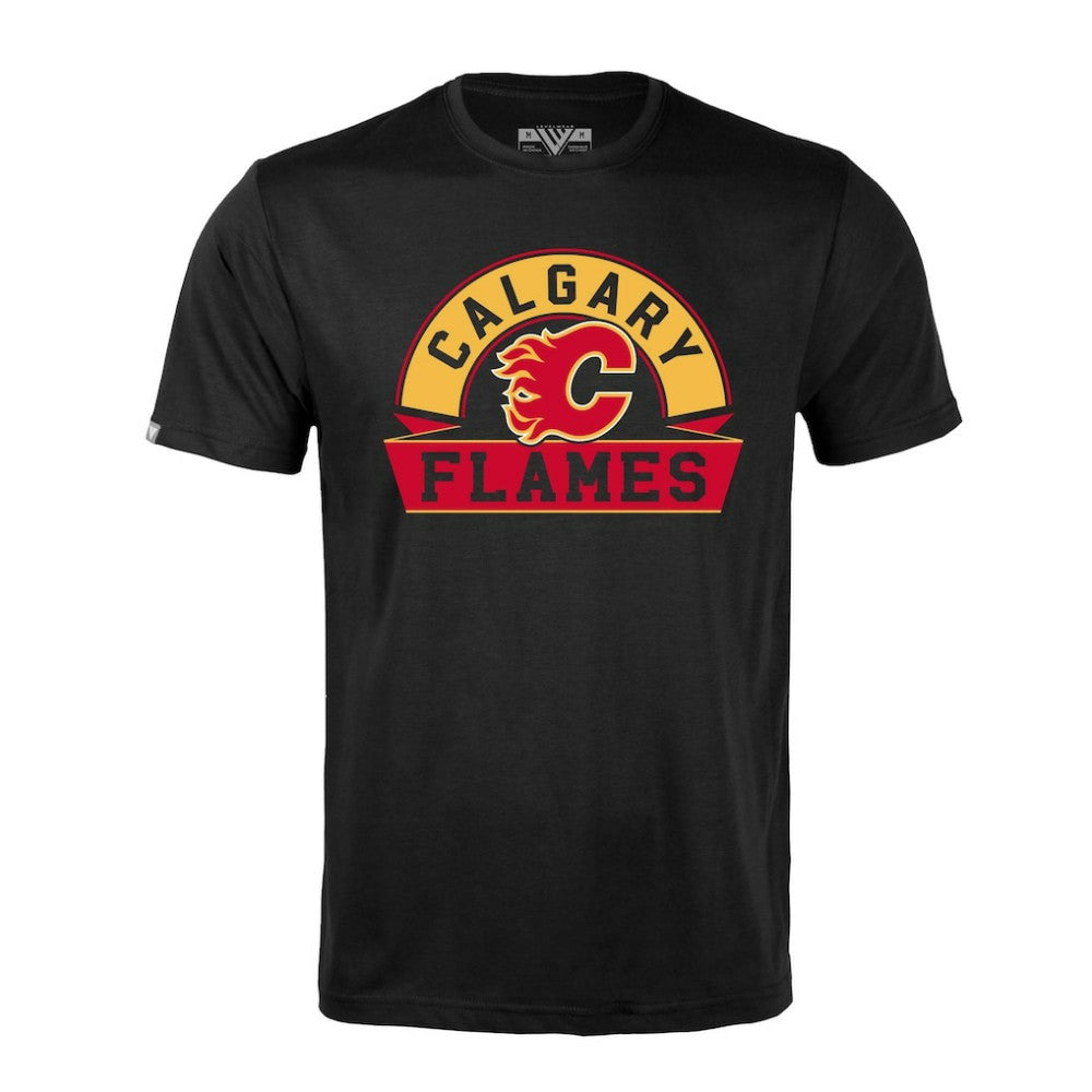 Calgary Flames Levelwear Richmond Banner Arch T-Shirt