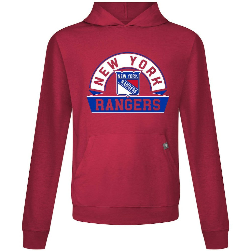 New York Rangers Levelwear Relay Banner Arch Pullover Hoodie