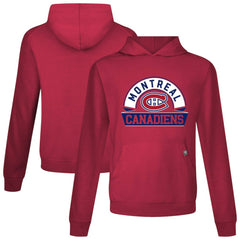 Montreal Canadiens Levelwear Relay Banner Arch Pullover Hoodie