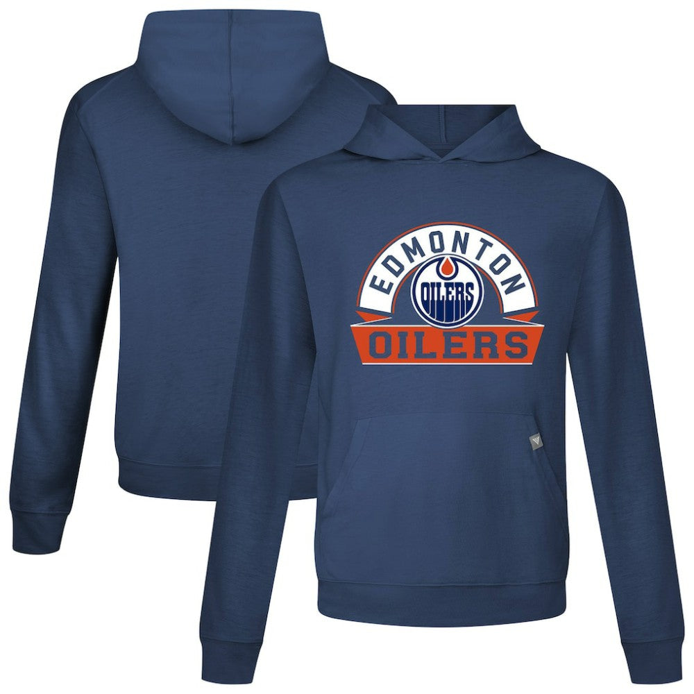 Edmonton Oilers Levelwear Relay Banner Arch Pullover Hoodie