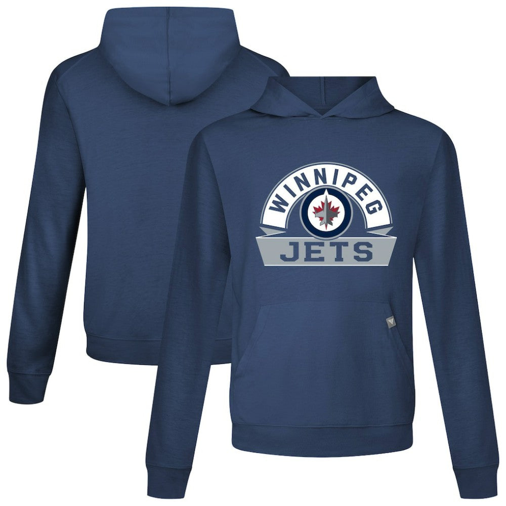 Winnipeg Jets Levelwear Relay Banner Arch Pullover Hoodie