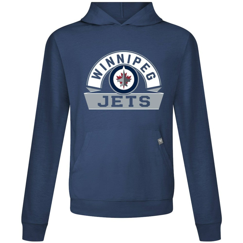 Winnipeg Jets Levelwear Relay Banner Arch Pullover Hoodie