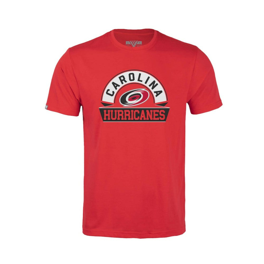 Carolina Hurricanes Levelwear Youth Little Richmond Banner Arch T-Shirt
