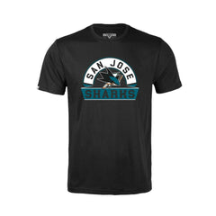 San Jose Sharks Levelwear Youth Little Richmond Banner Arch T-Shirt