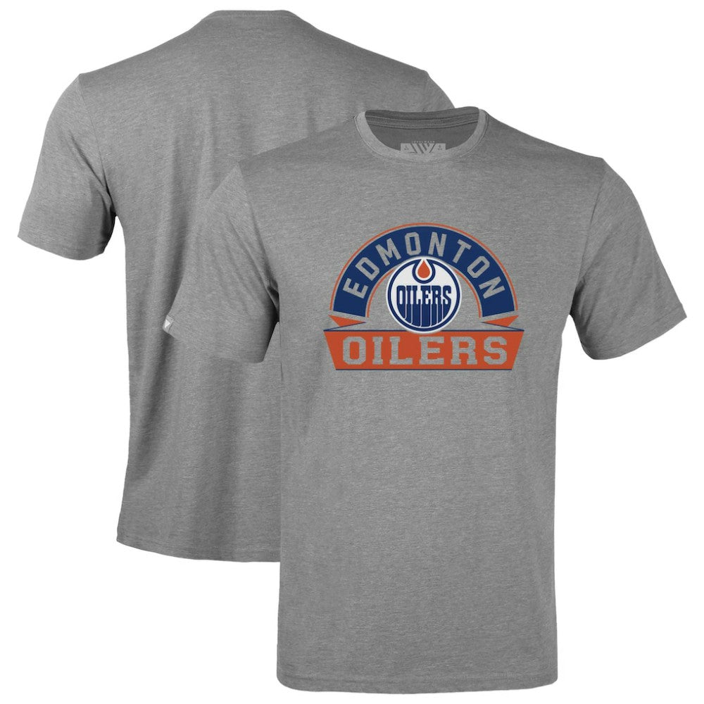 Edmonton Oilers Levelwear Youth Little Richmond Banner Arch T-Shirt