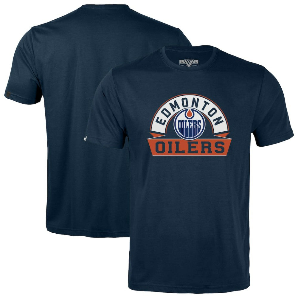 Edmonton Oilers Levelwear Youth Little Richmond Banner Arch T-Shirt