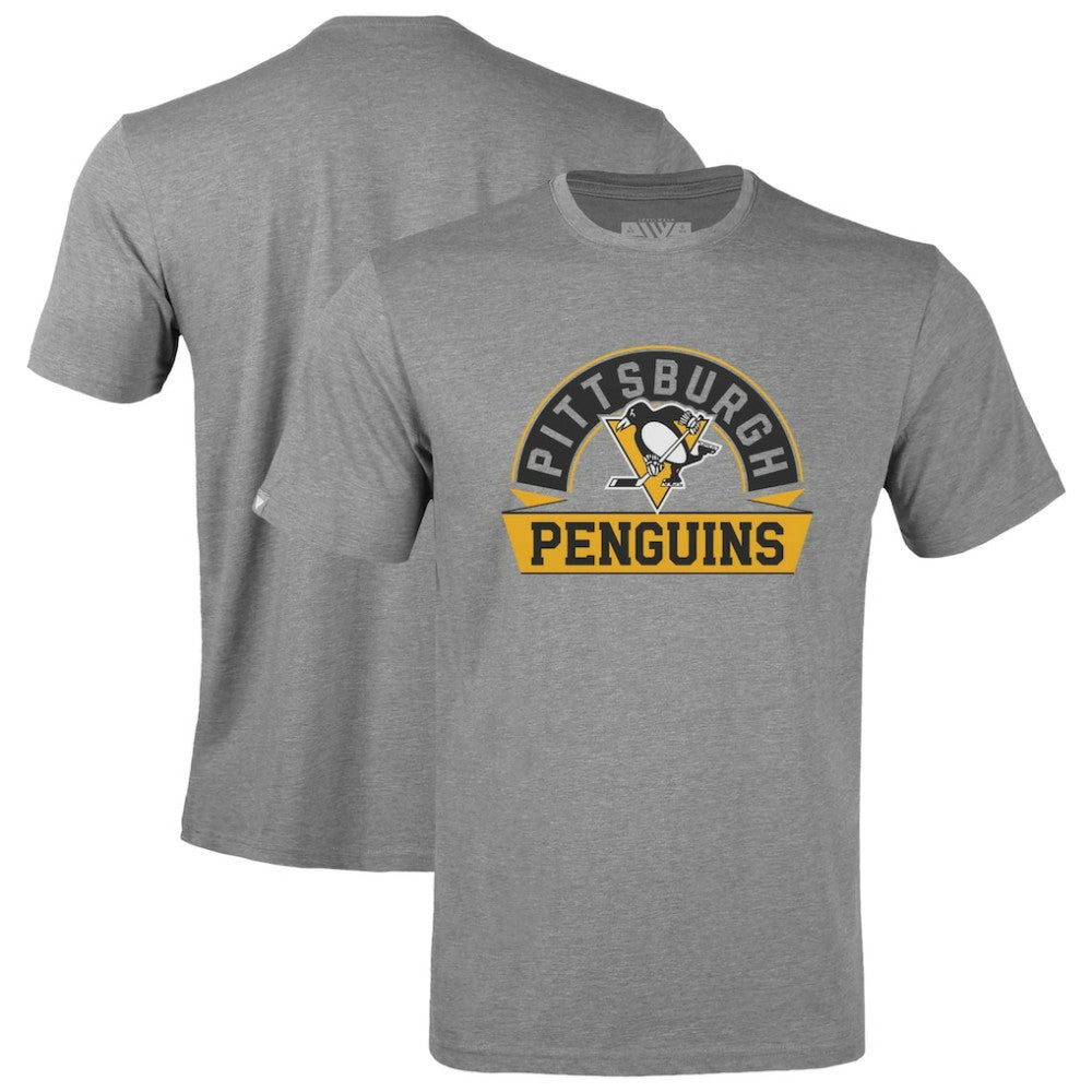 Pittsburgh Penguins Levelwear Youth Little Richmond Banner Arch T-Shirt