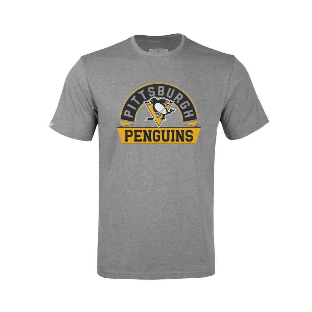 Pittsburgh Penguins Levelwear Youth Little Richmond Banner Arch T-Shirt