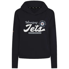 Winnipeg Jets Levelwear Women's Sweet Monument Tri-Blend Cropped Pullover Hoodie