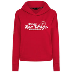 Detroit Red Wings Levelwear Women's Sweet Monument Tri-Blend Cropped Pullover Hoodie