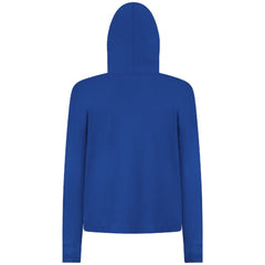 New York Islanders Levelwear Women's Sweet Banner Arch Tri-Blend Cropped Pullover Hoodie