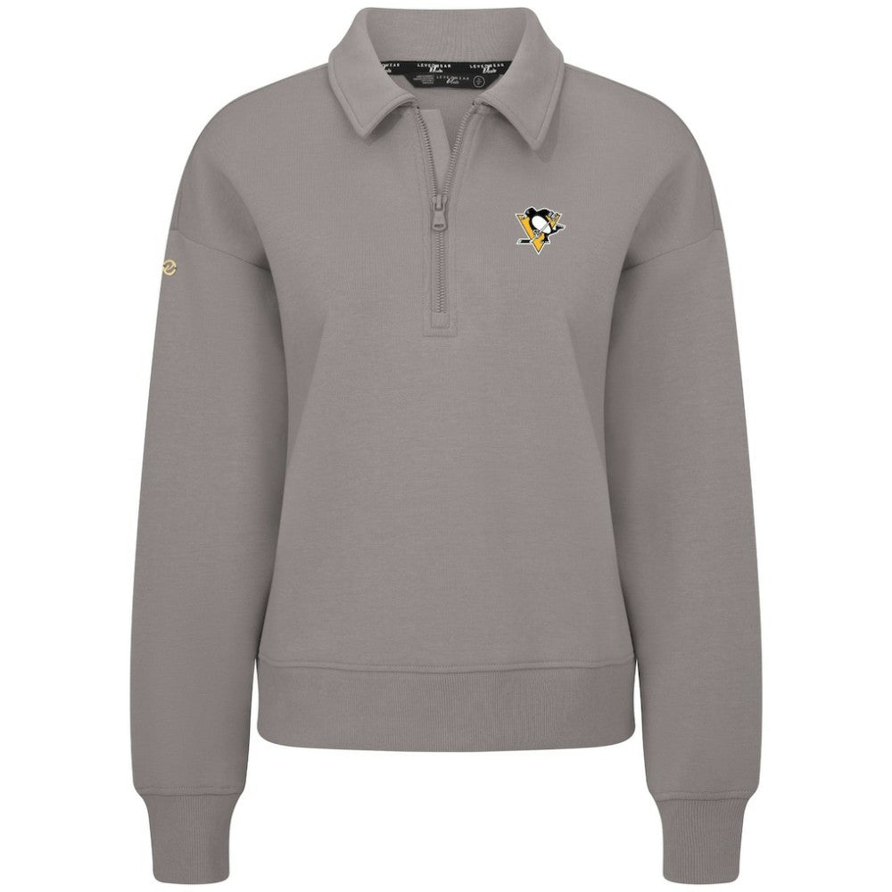 Pittsburgh Penguins Levelwear Women's Canmore Quarter-Zip Pullover