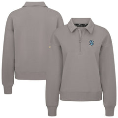 Seattle Kraken Levelwear Women's Canmore Quarter-Zip Pullover