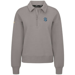Seattle Kraken Levelwear Women's Canmore Quarter-Zip Pullover