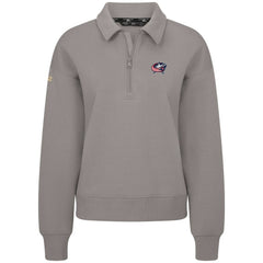 Columbus Blue Jackets Levelwear Women's Canmore Quarter-Zip Pullover