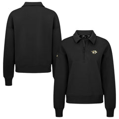Nashville Predators Levelwear Women's Canmore Quarter-Zip Pullover