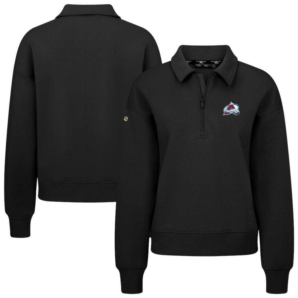 Colorado Avalanche Levelwear Women's Canmore Quarter-Zip Pullover