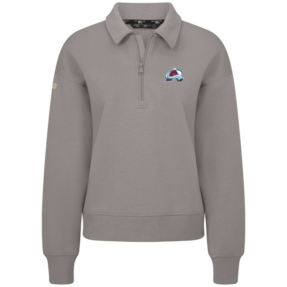 Colorado Avalanche Levelwear Women's Canmore Quarter-Zip Pullover