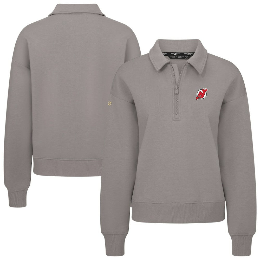 New Jersey Devils Levelwear Women's Canmore Quarter-Zip Pullover