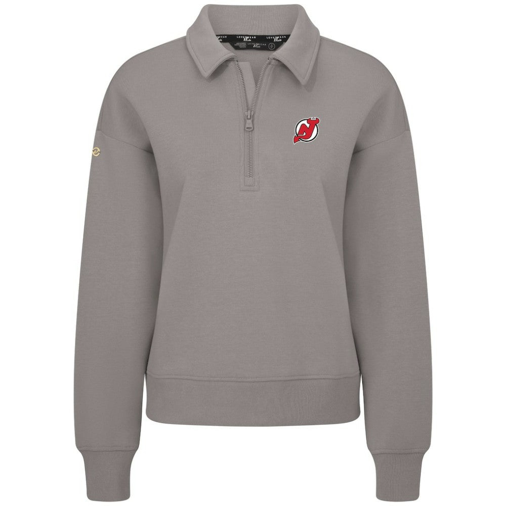 New Jersey Devils Levelwear Women's Canmore Quarter-Zip Pullover