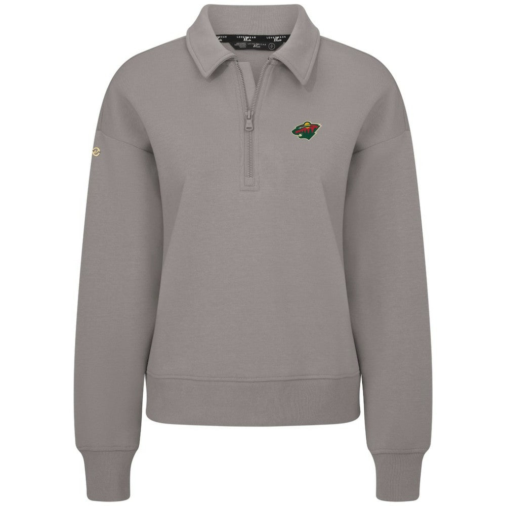 Minnesota Wild Levelwear Women's Canmore Quarter-Zip Pullover