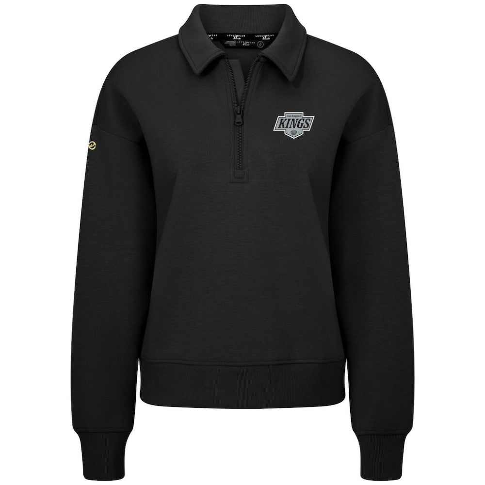 Los Angeles Kings Levelwear Women's Canmore Quarter-Zip Pullover