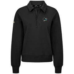 San Jose Sharks Levelwear Women's Canmore Quarter-Zip Pullover