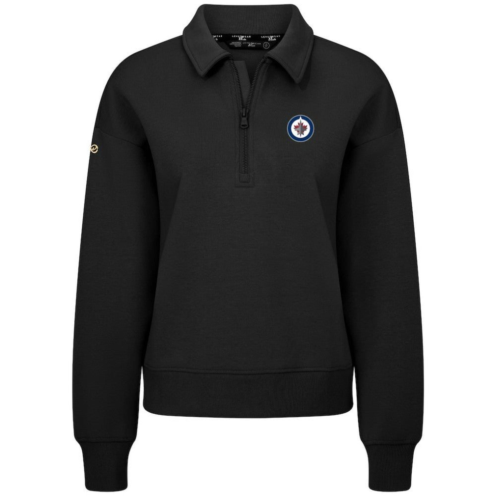 Winnipeg Jets Levelwear Women's Canmore Quarter-Zip Pullover