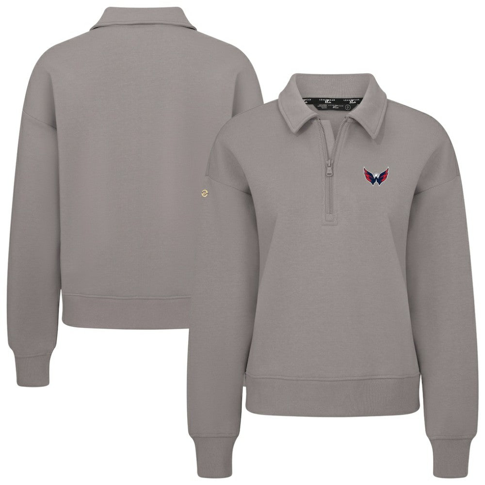 Washington Capitals Levelwear Women's Canmore Quarter-Zip Pullover
