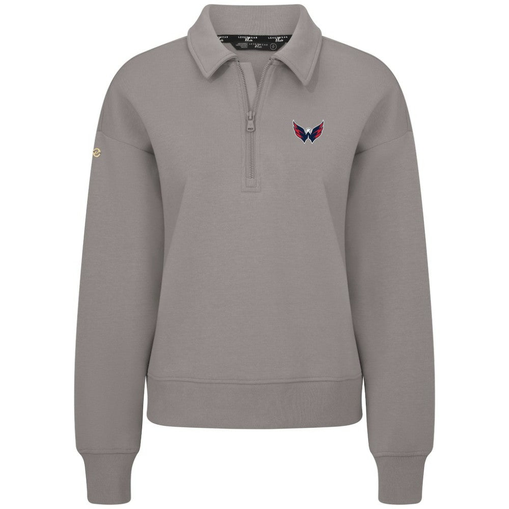 Washington Capitals Levelwear Women's Canmore Quarter-Zip Pullover