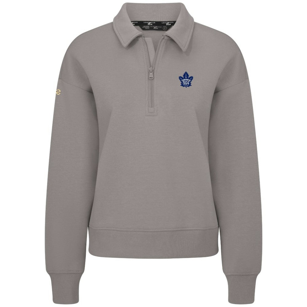 Toronto Maple Leafs Levelwear Women's Canmore Quarter-Zip Pullover