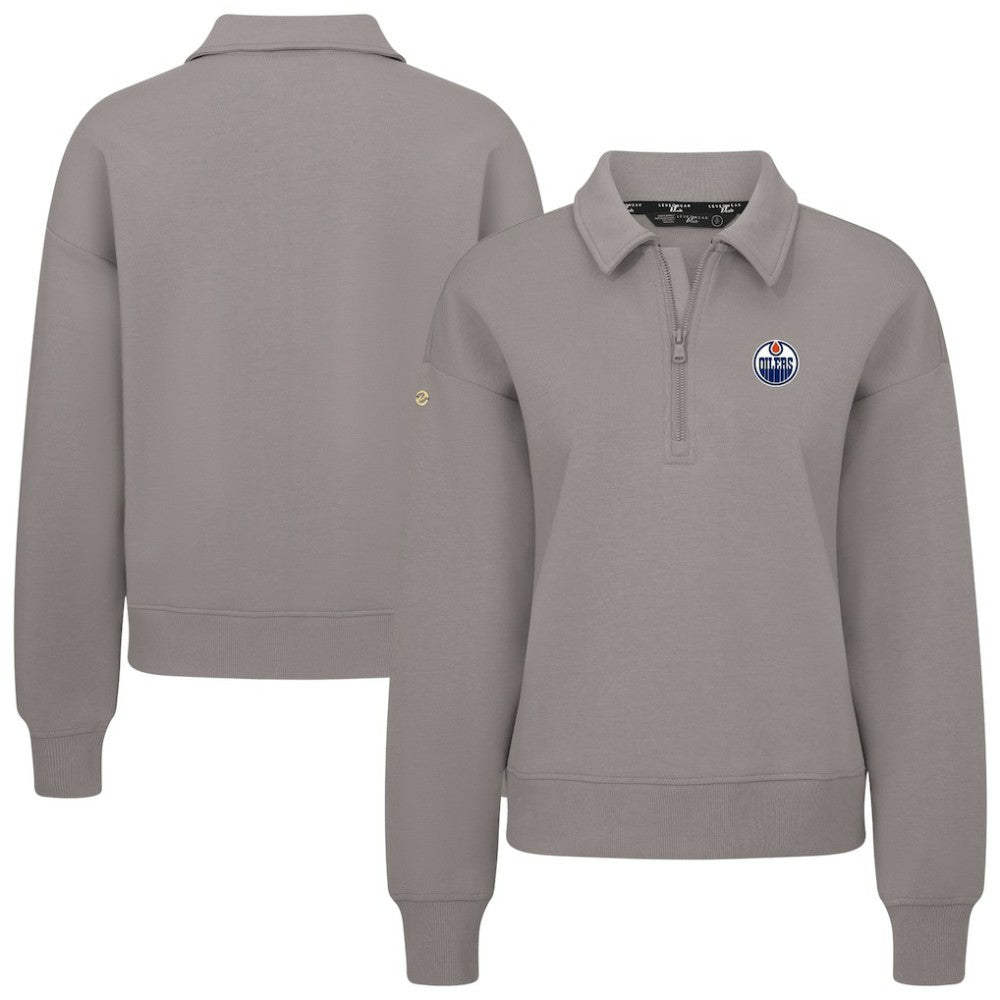 Edmonton Oilers Levelwear Women's Canmore Quarter-Zip Pullover
