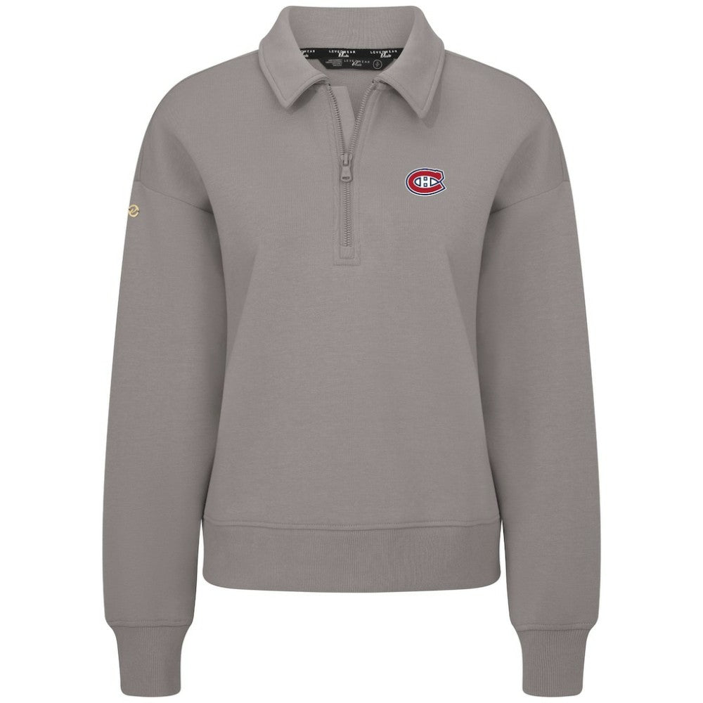Montreal Canadiens Levelwear Women's Canmore Quarter-Zip Pullover