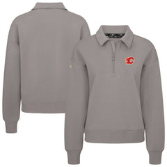 Calgary Flames Levelwear Women's Canmore Quarter-Zip Pullover