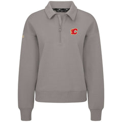 Calgary Flames Levelwear Women's Canmore Quarter-Zip Pullover