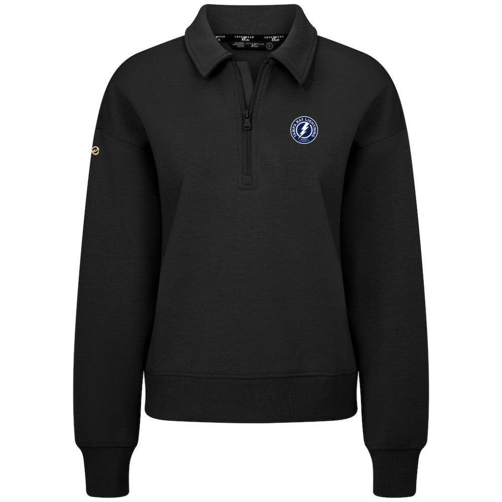 Tampa Bay Lightning Levelwear Women's Canmore Quarter-Zip Pullover