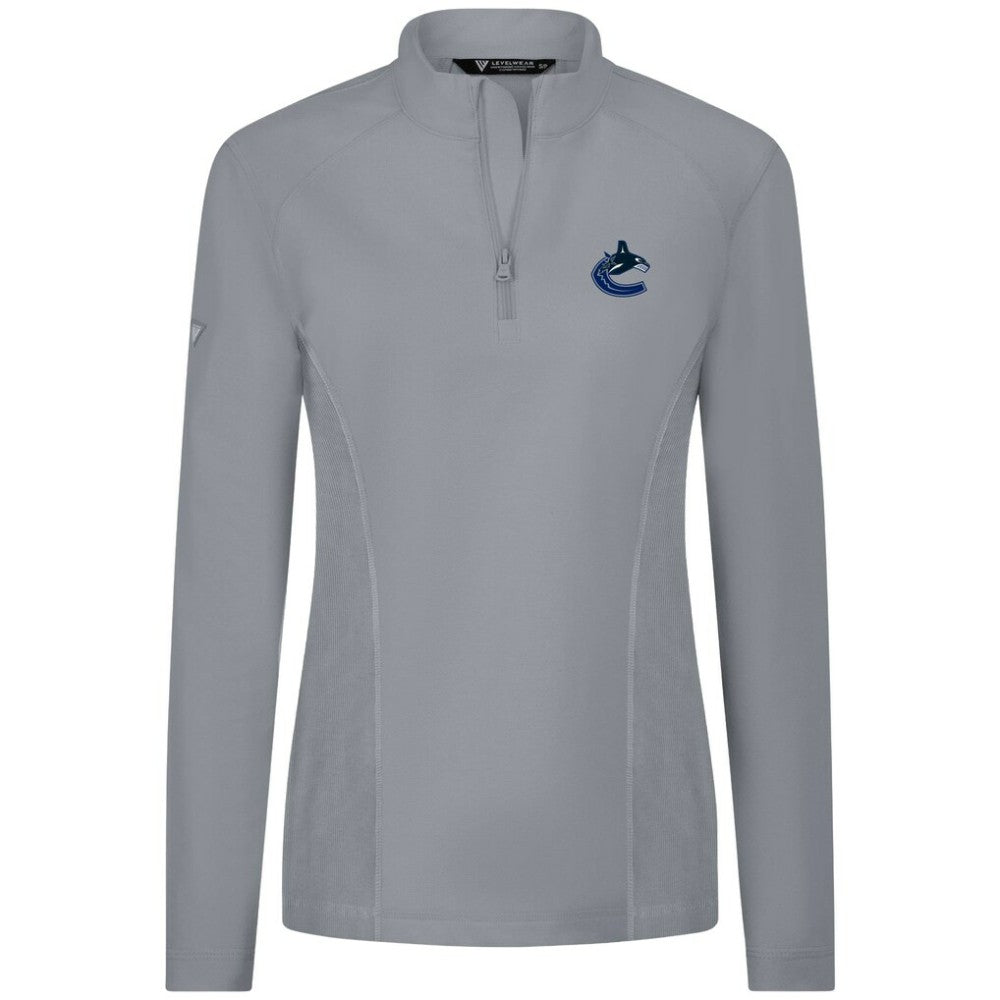 Vancouver Canucks Levelwear Women's Upright Quarter-Zip Pullover