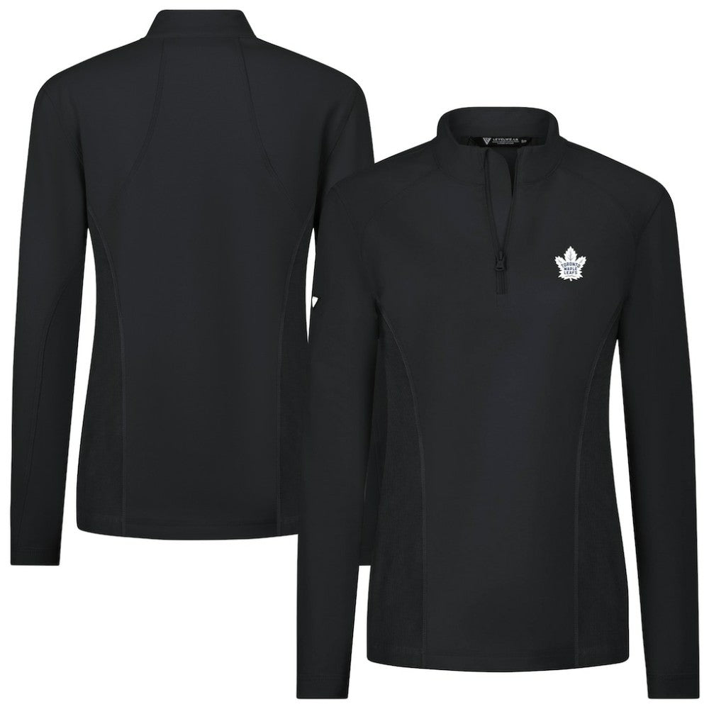 Toronto Maple Leafs Levelwear Women's Upright Quarter-Zip Pullover