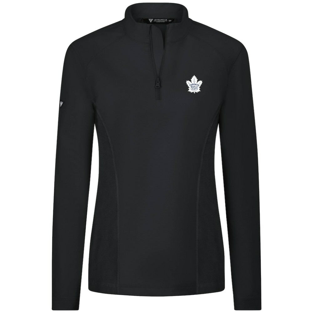 Toronto Maple Leafs Levelwear Women's Upright Quarter-Zip Pullover