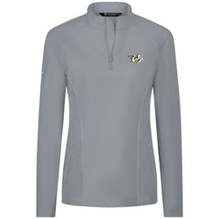 Nashville Predators Levelwear Women's Upright Quarter-Zip Pullover