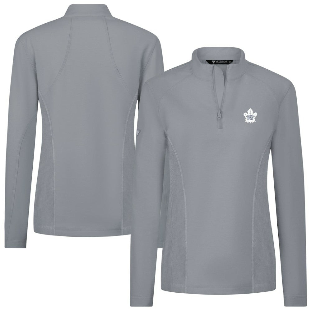 Toronto Maple Leafs Levelwear Women's Upright Quarter-Zip Pullover