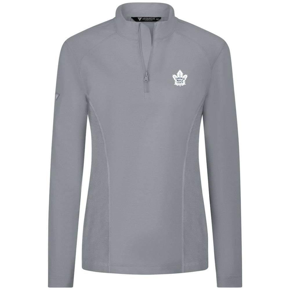 Toronto Maple Leafs Levelwear Women's Upright Quarter-Zip Pullover