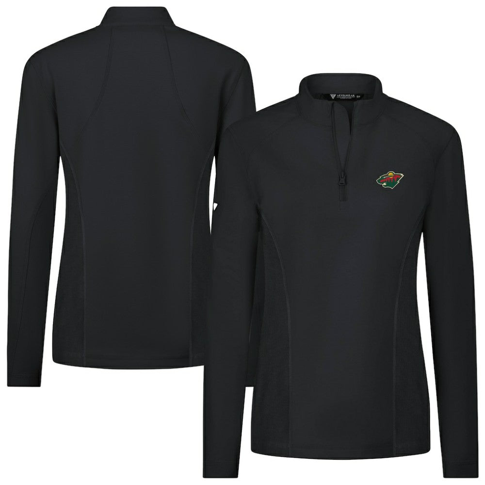 Minnesota Wild Levelwear Women's Upright Quarter-Zip Pullover