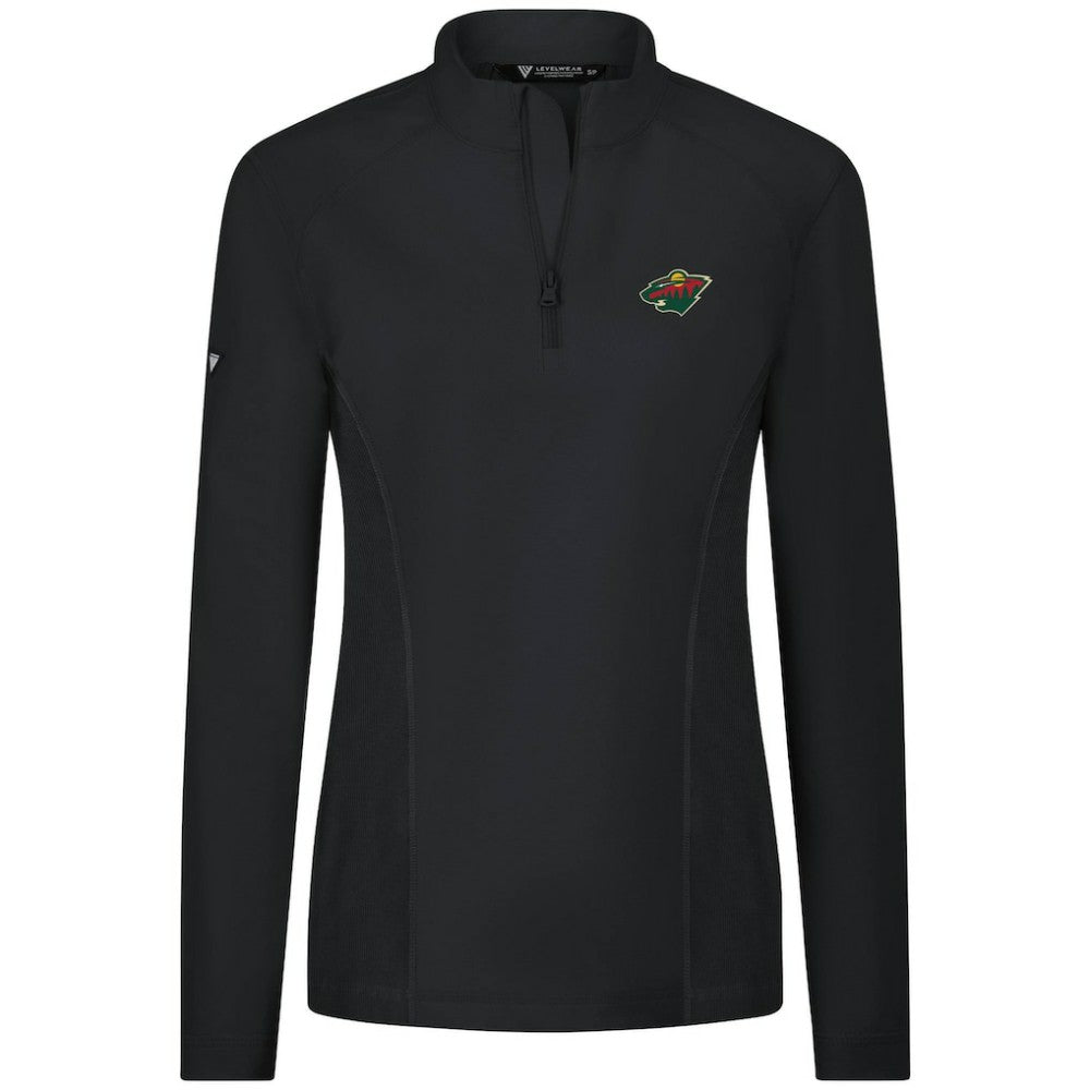 Minnesota Wild Levelwear Women's Upright Quarter-Zip Pullover